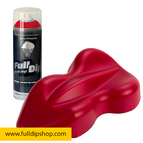 Full Dip Rojo Cereza Mate Vinilo Líquido