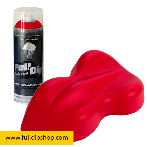 Full Dip Rojo Carmin Mate Vinilo Líquido