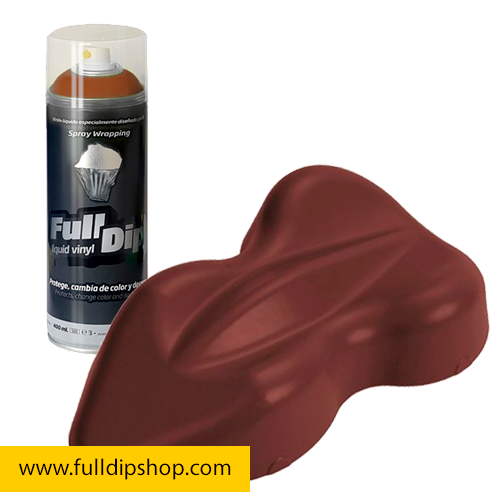 Full Dip Marron Militar Mate Vinilo Líquido