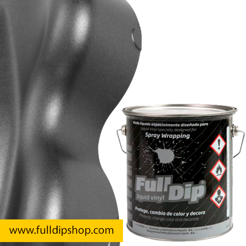 Full Dip Anthracite Candy Pearl Pot 4 Litres Vinyle Liquide