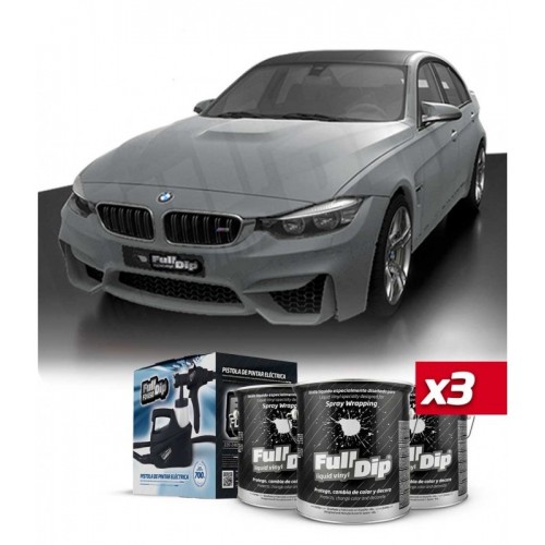 Full Dip 3 x Nardo Grey Pot 4 Litres + Pistolet FD650