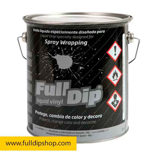 Pack 6 Sprays Vinyle Liquide Full Dip Noir Brillant FullDip